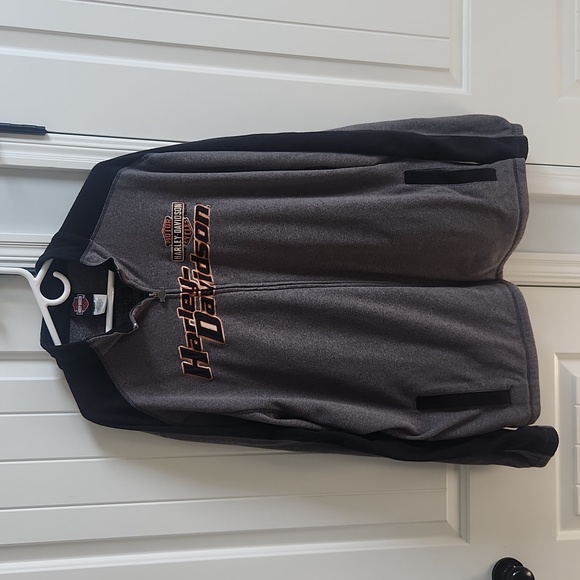 Harley-Davidson Fleece zip up sweater - Picture 1 of 5